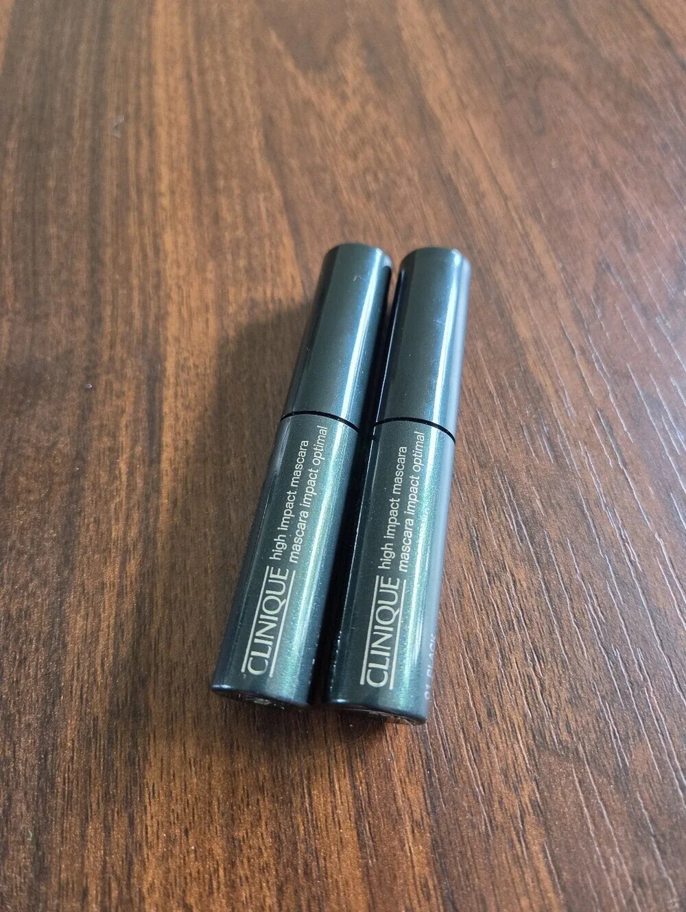 Lot of 2 Clinique High Impact Mascara 01 Black Mini Travel Size New